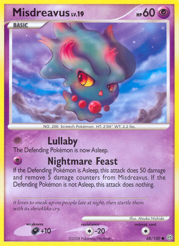 Misdreavus — illustrated card