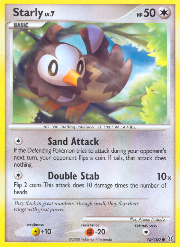 Starly — illustrated card