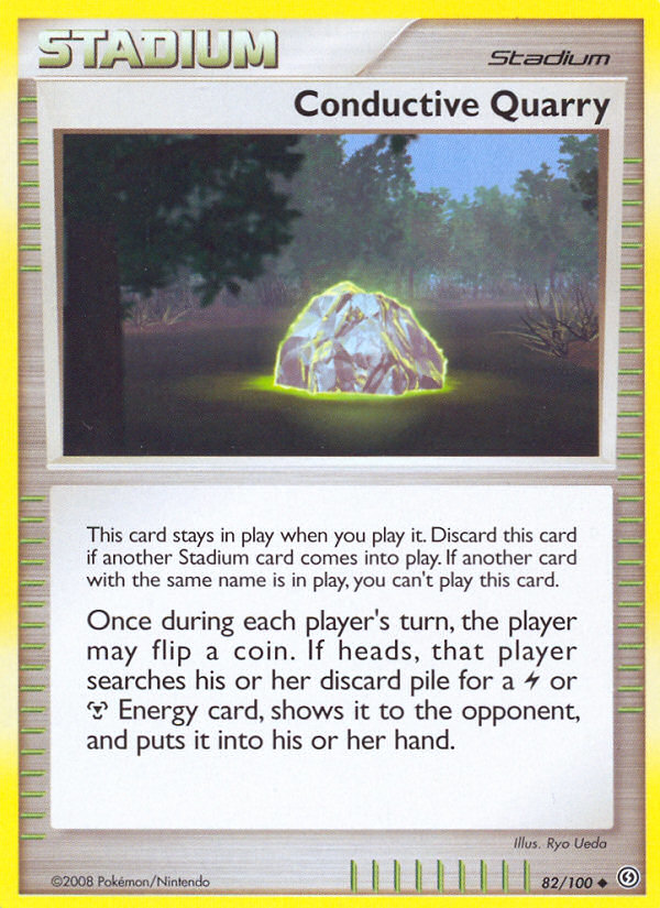 Conductive Quarry — illustrated card