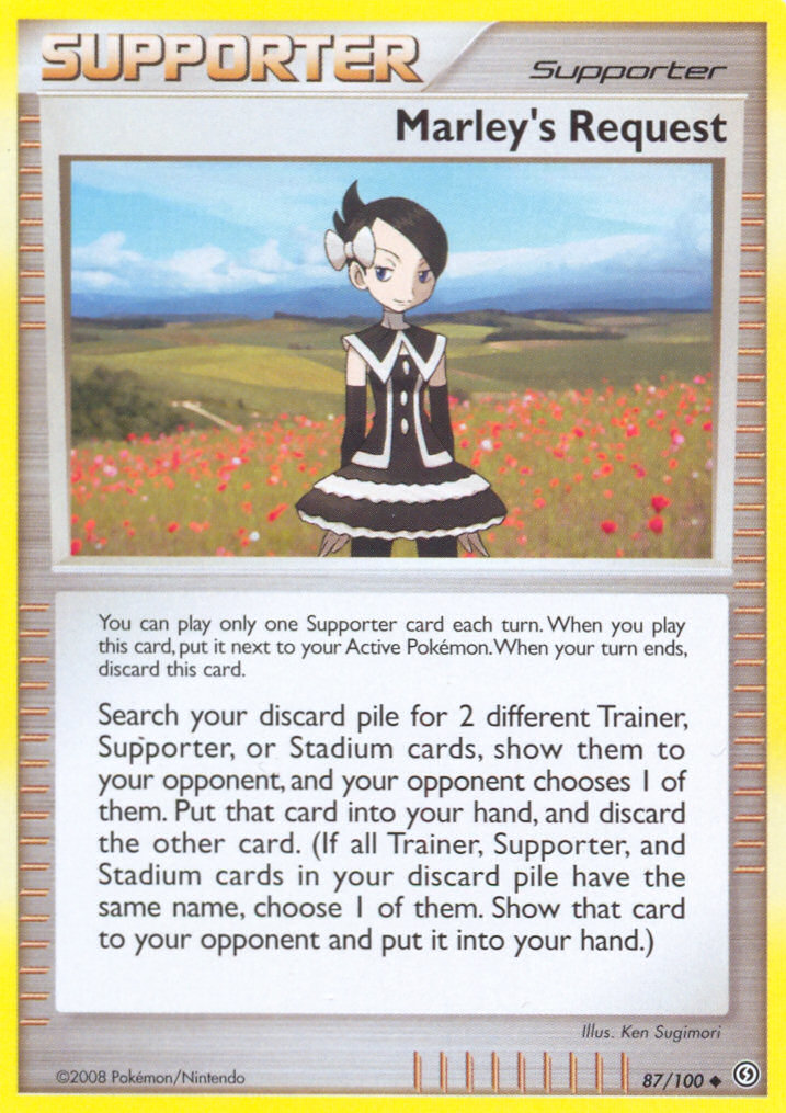 Marley's Request — illustrated card