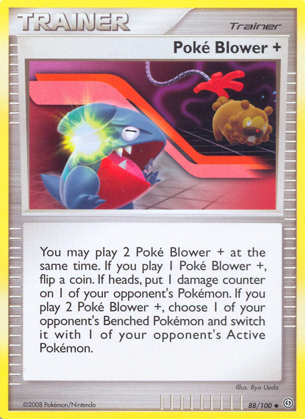 Poké Blower + — illustrated card