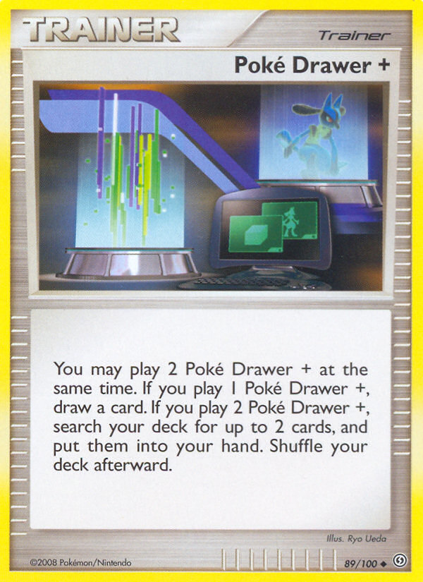 Poké Drawer + — illustrated card