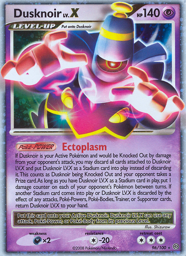 Dusknoir LV.X — illustrated card