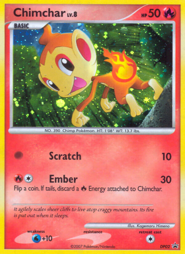 Chimchar — illustrated card