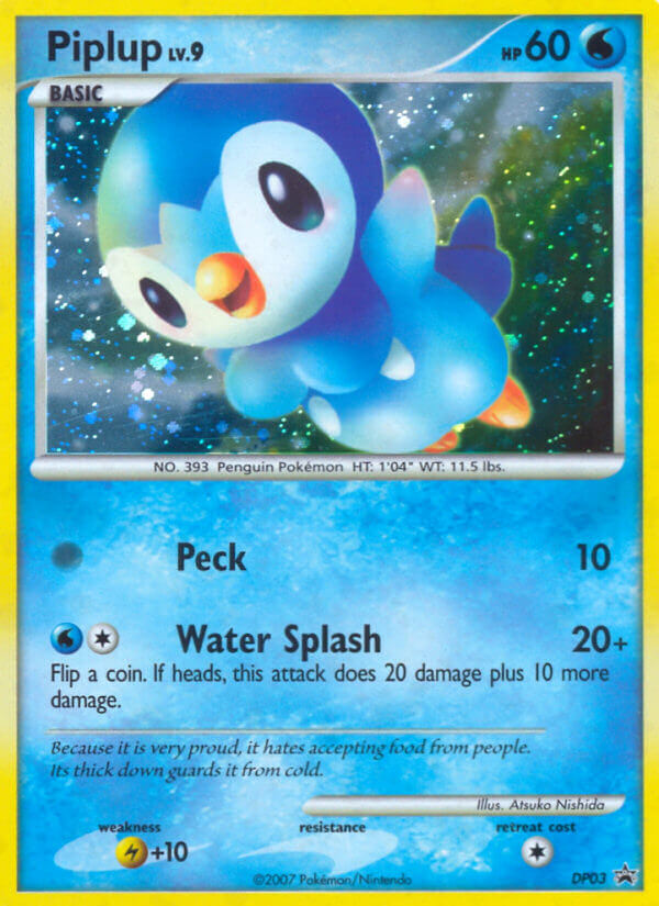 Piplup — illustrated card