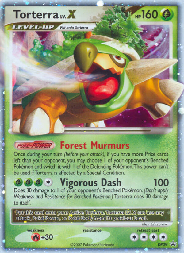 Torterra LV.X — illustrated card