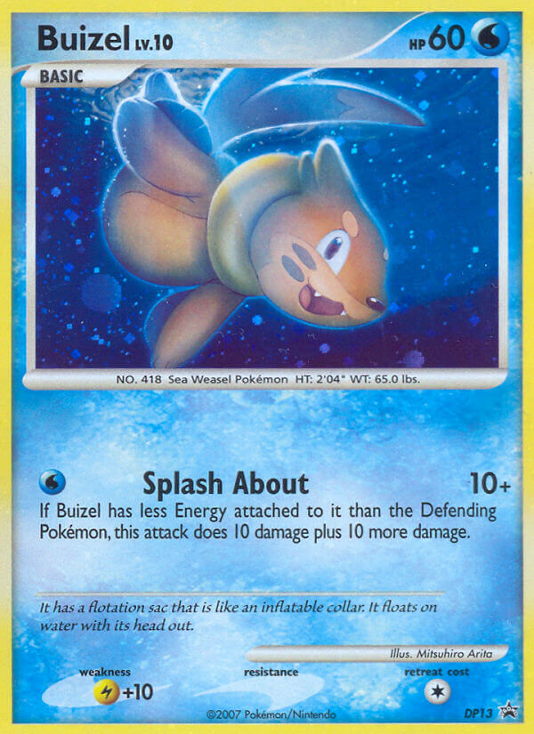 Buizel — illustrated card
