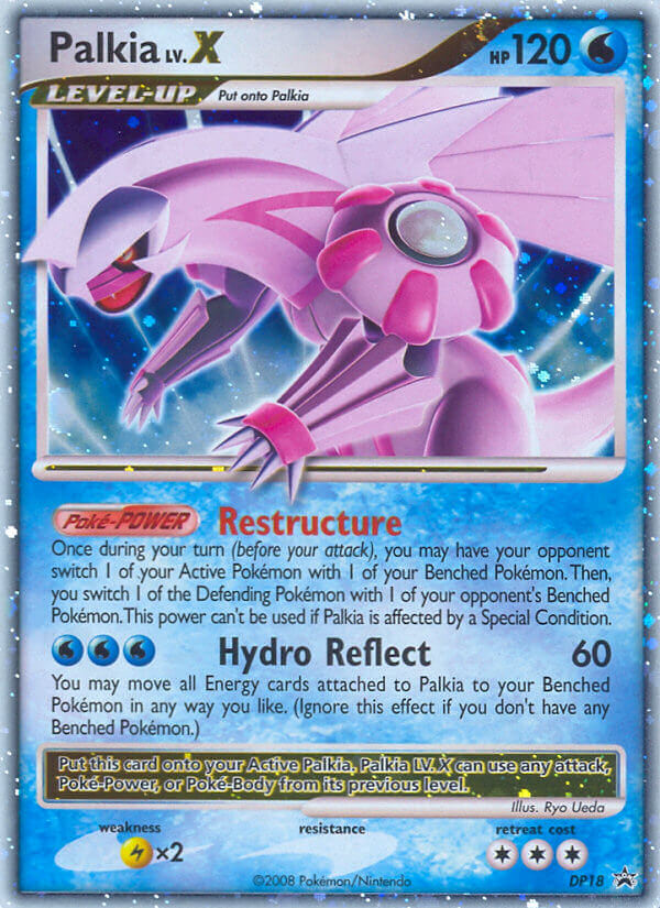 Palkia LV.X — illustrated card