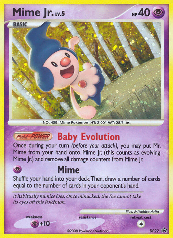 Mime Jr. — illustrated card