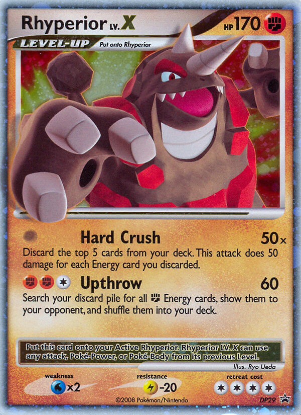 Rhyperior LV.X — illustrated card