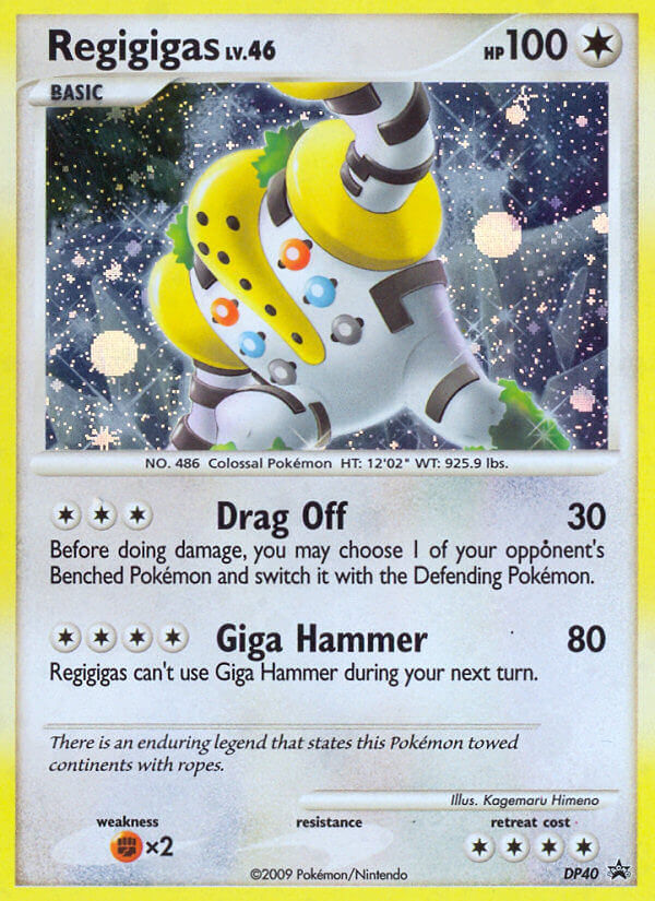 Regigigas — illustrated card