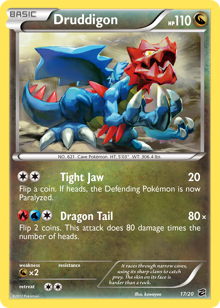 Druddigon — illustrated card