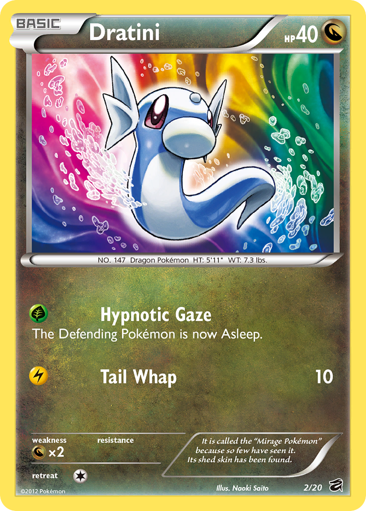 Dratini — illustrated card