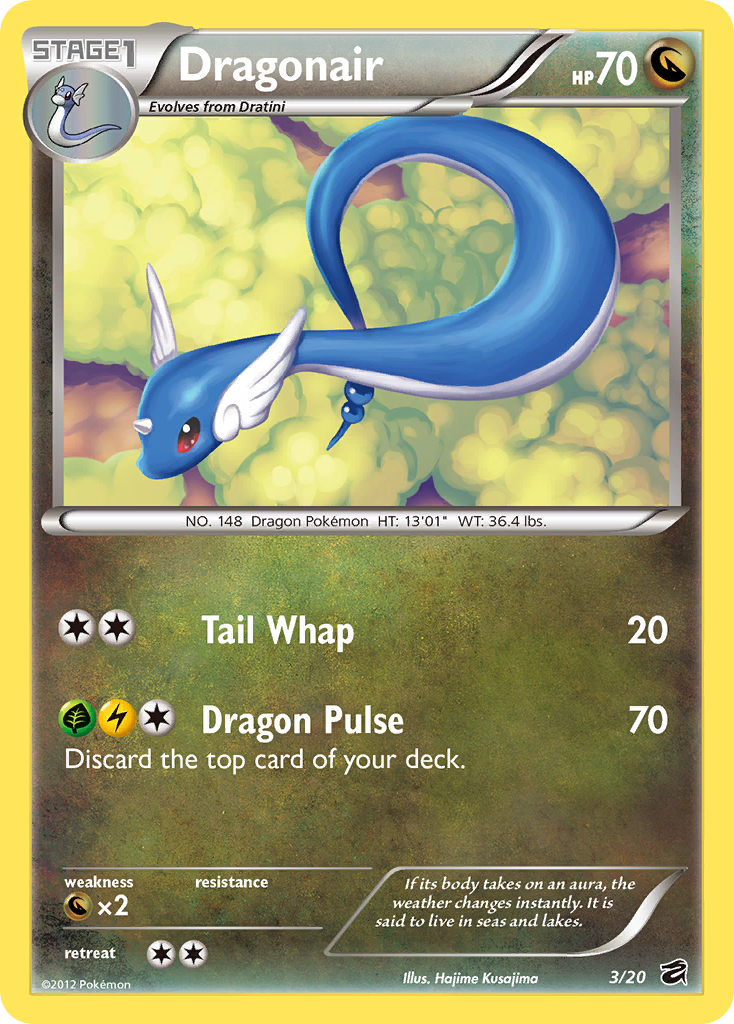 Dragonair — illustrated card