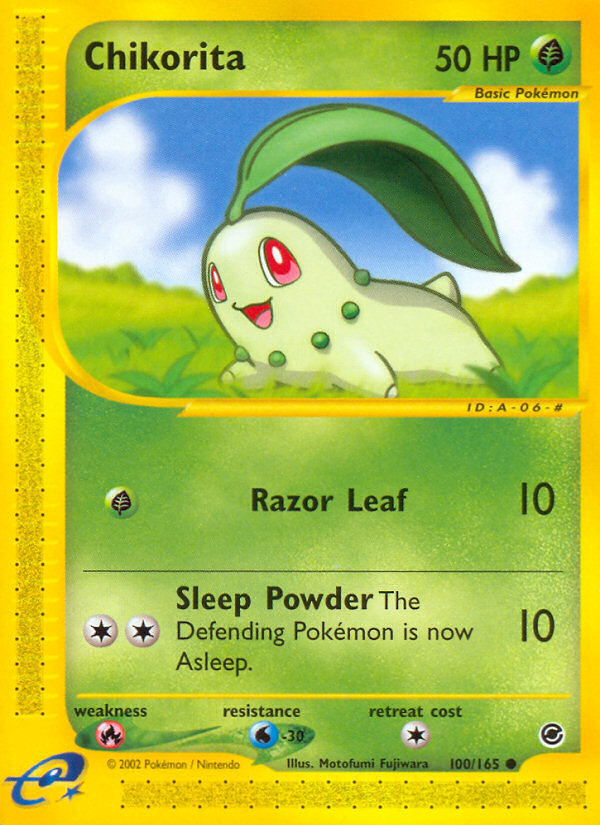 Chikorita — illustrated card