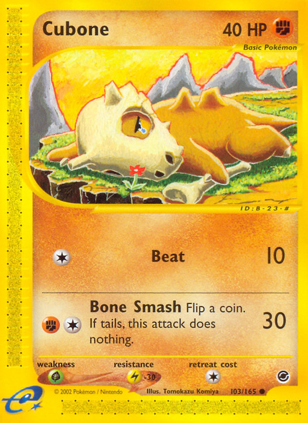 Cubone — illustrated card
