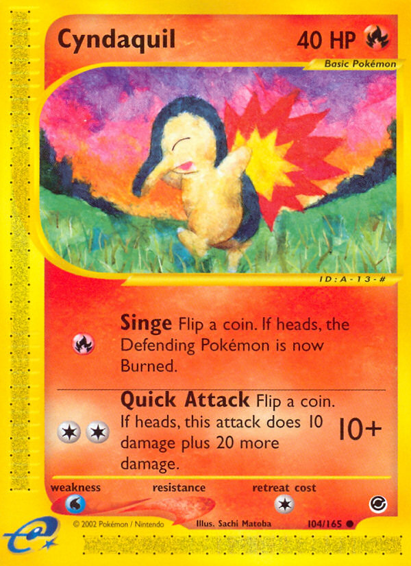 Cyndaquil — illustrated card