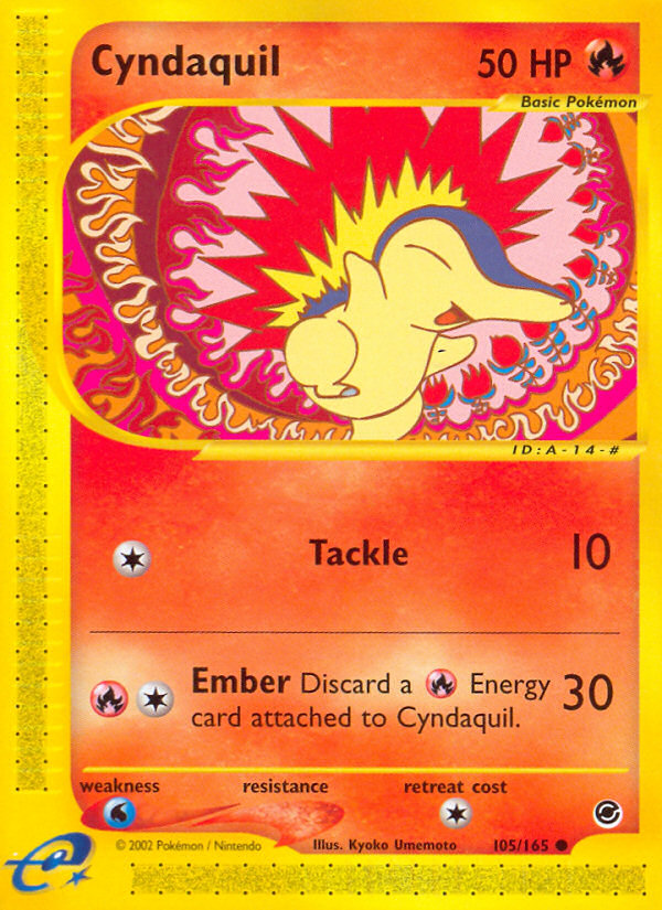 Cyndaquil — illustrated card