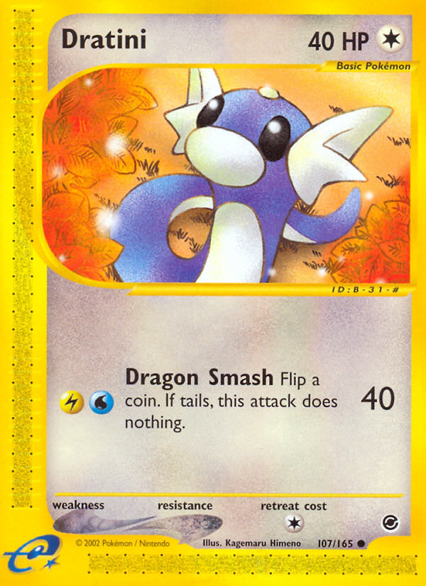 Dratini — illustrated card