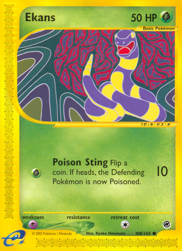 Ekans — illustrated card