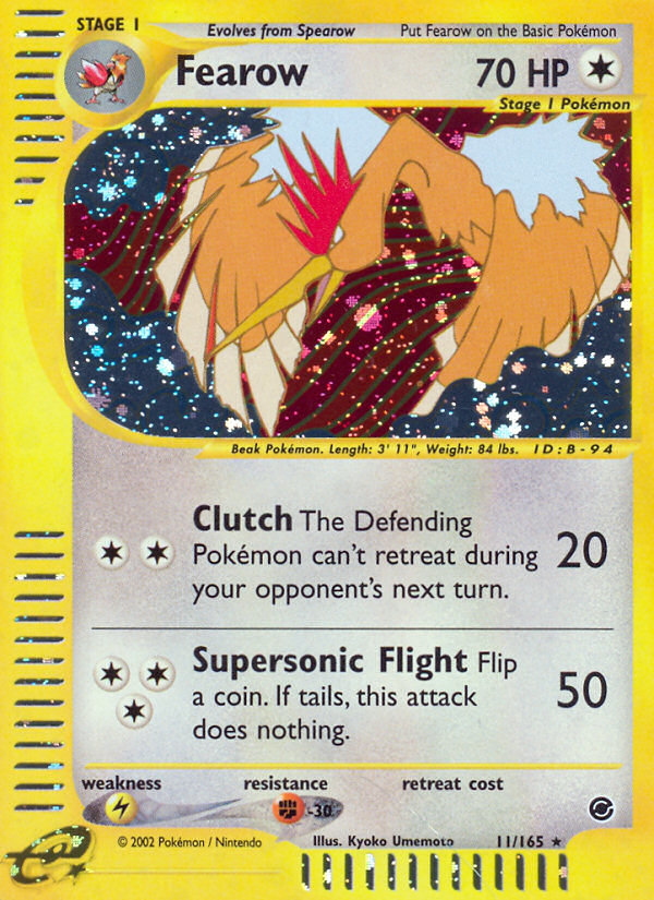 Fearow — illustrated card