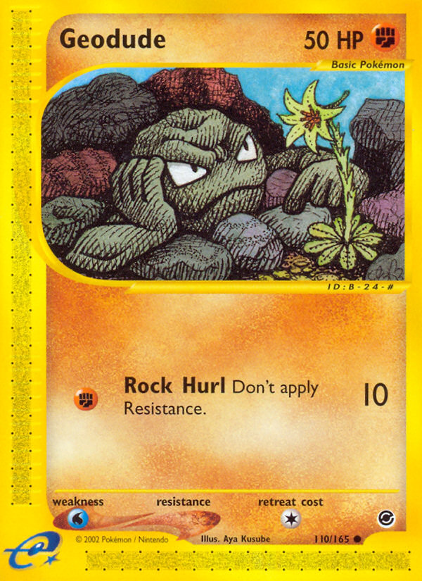 Geodude — illustrated card