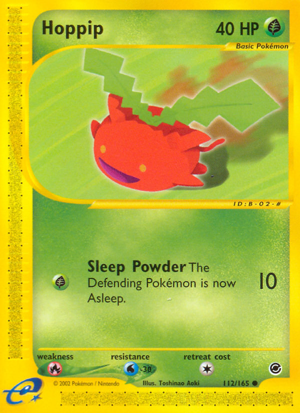 Hoppip — illustrated card