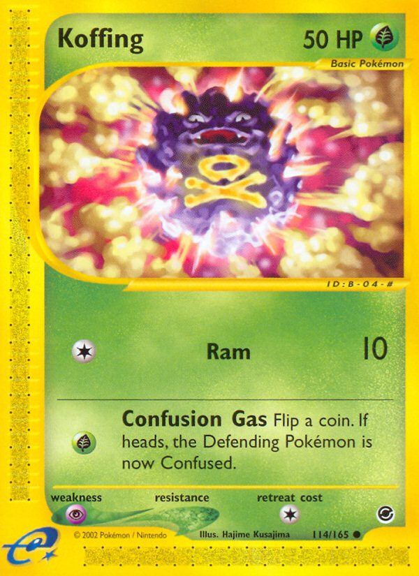Koffing — illustrated card