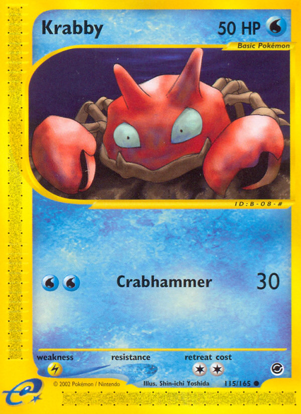 Krabby — illustrated card