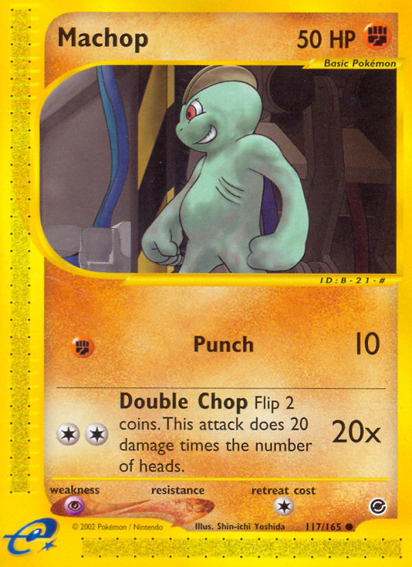 Machop — illustrated card