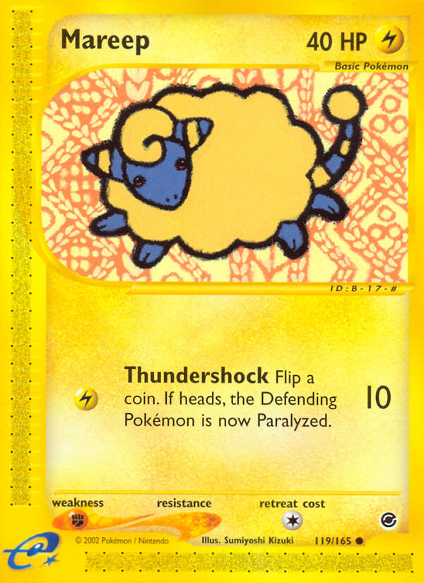 Mareep — illustrated card