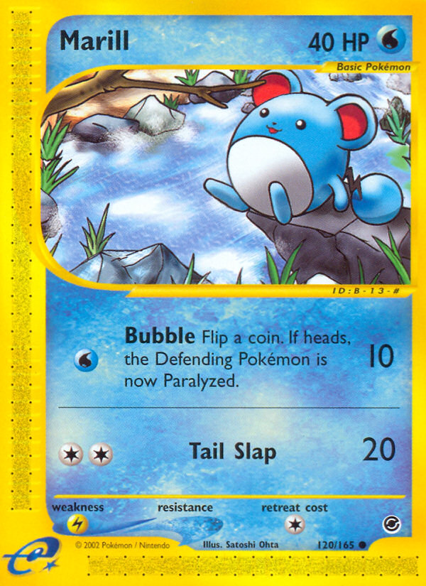 Marill — illustrated card