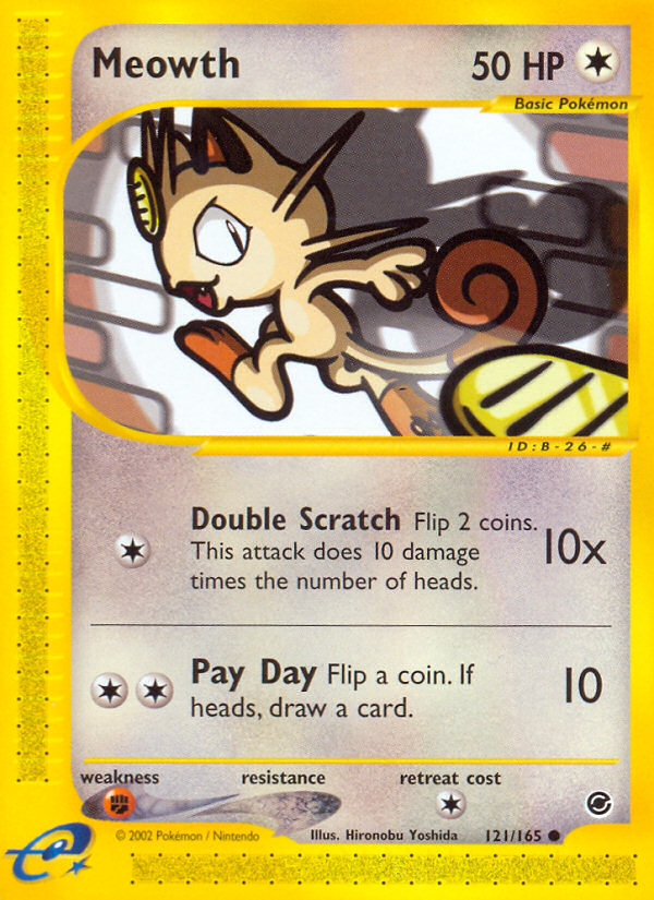 Meowth — illustrated card