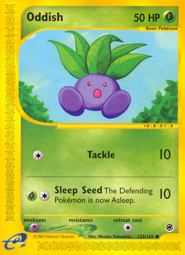Oddish — illustrated card