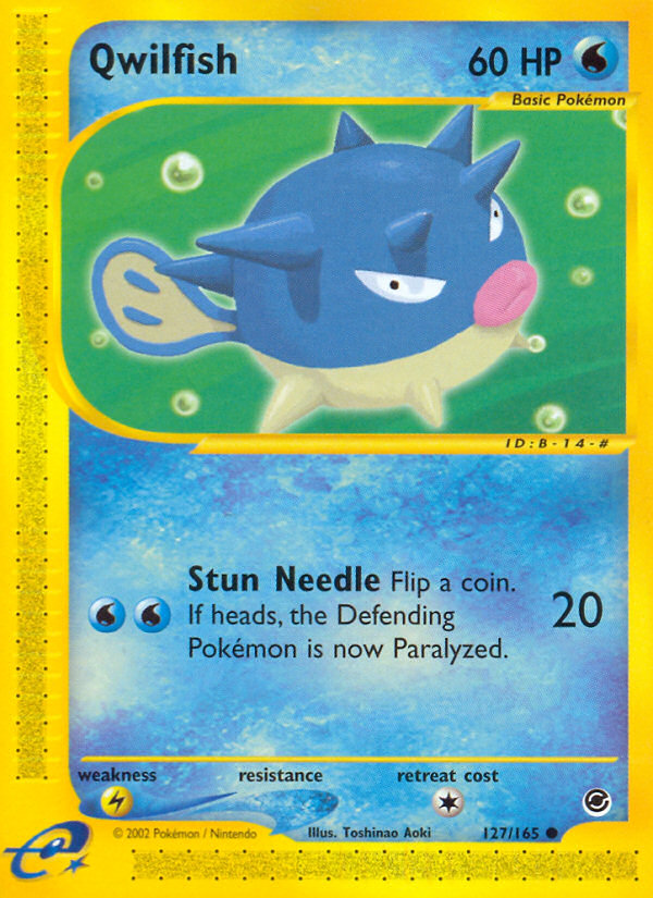 Qwilfish — illustrated card