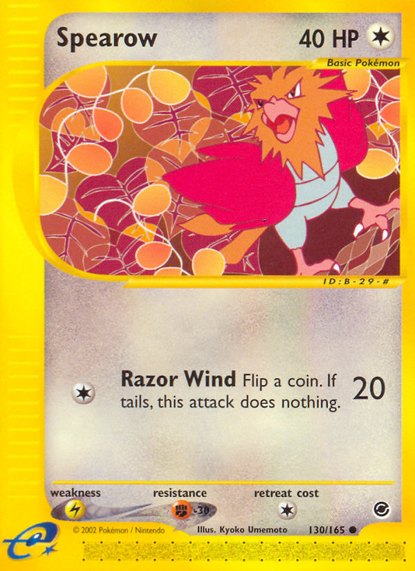 Spearow — illustrated card