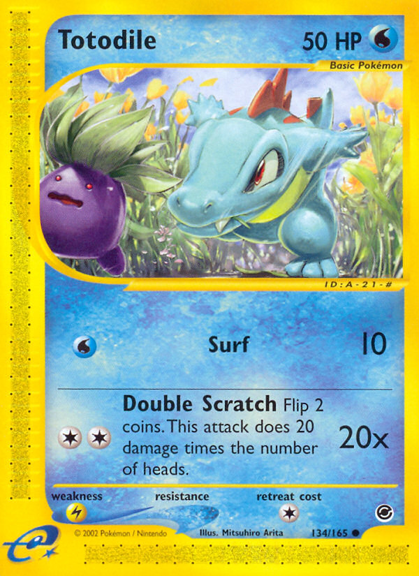 Totodile — illustrated card