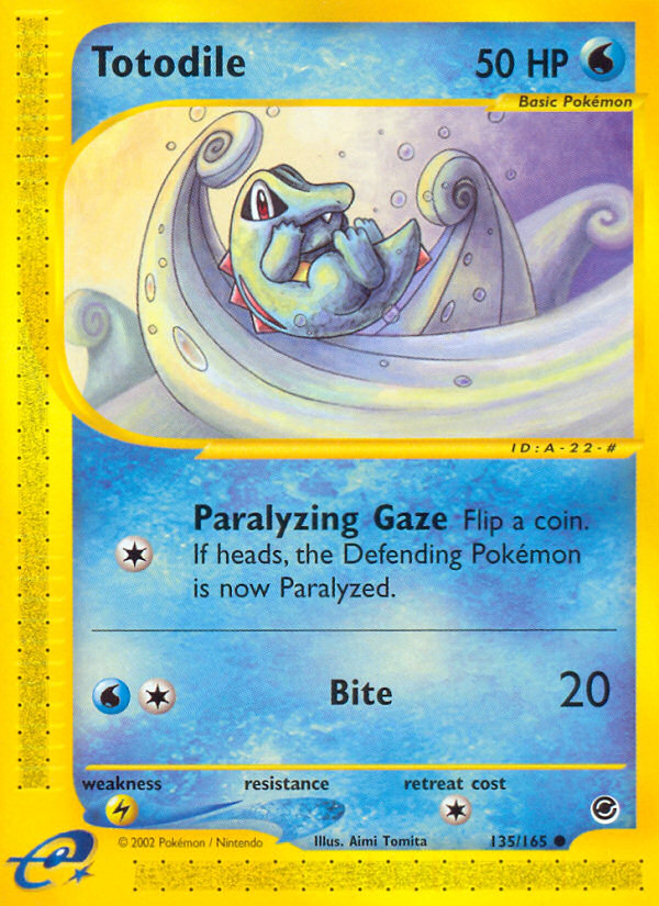 Totodile — illustrated card