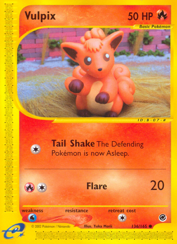 Vulpix — illustrated card