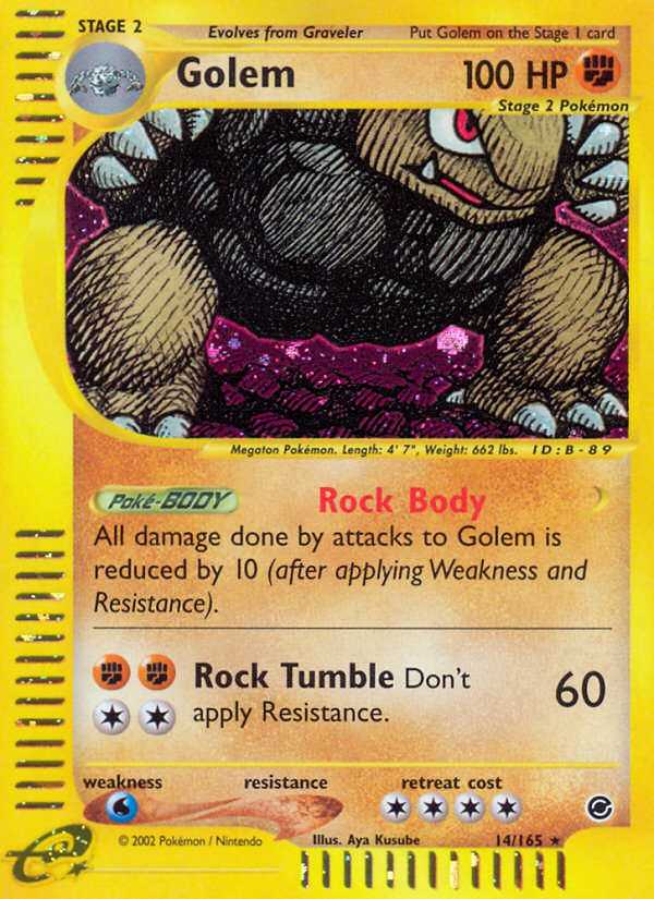 Golem — illustrated card