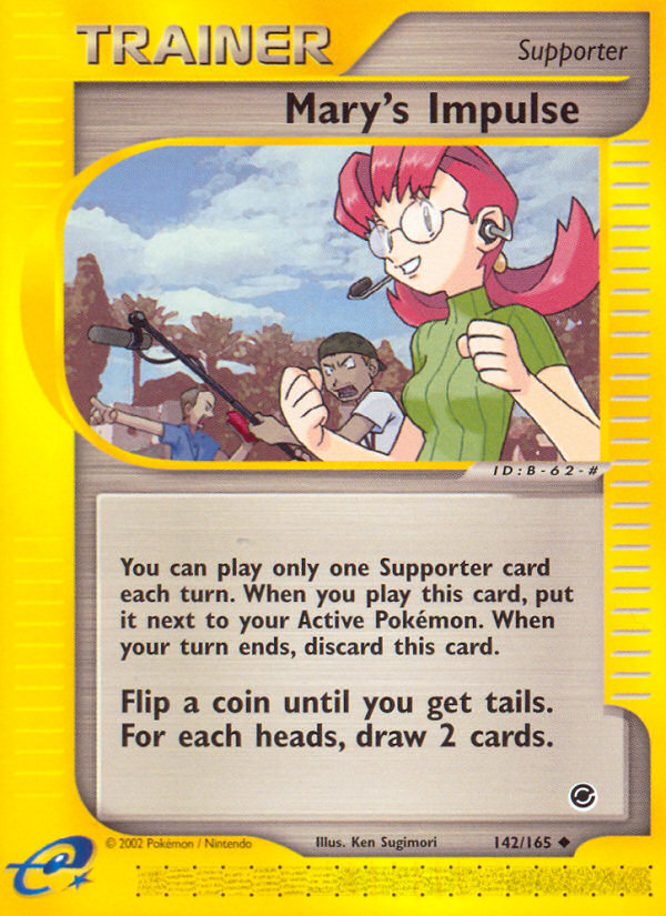 Mary's Impulse — illustrated card
