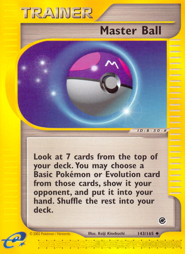 Master Ball — illustrated card