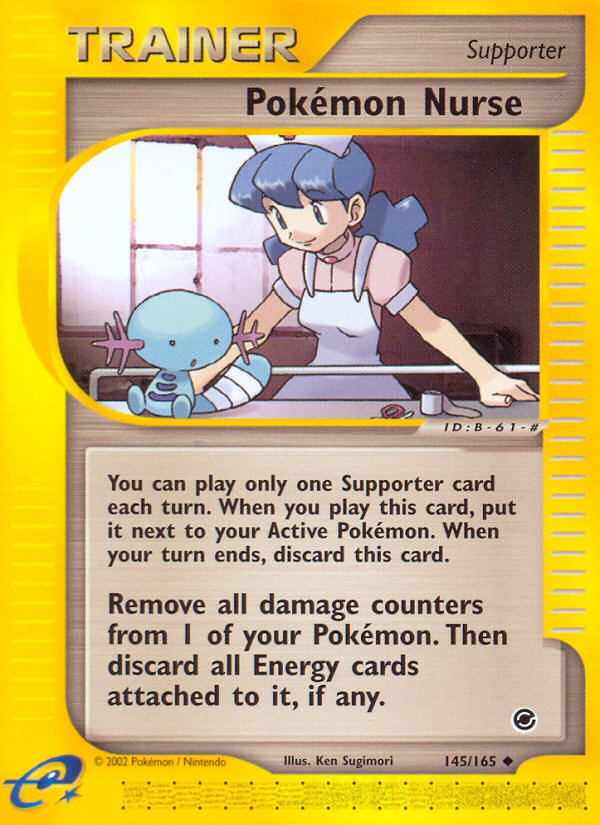 Pokémon Nurse — illustrated card