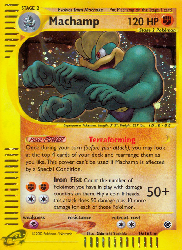 Machamp — illustrated card