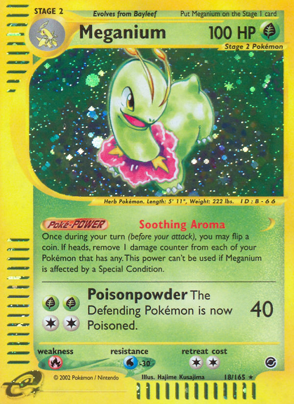 Meganium — illustrated card