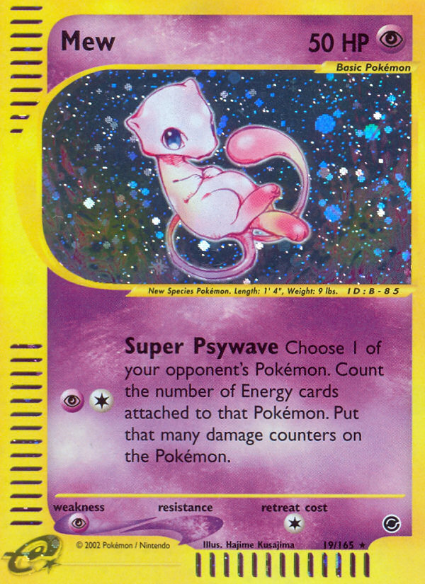 Mew — illustrated card