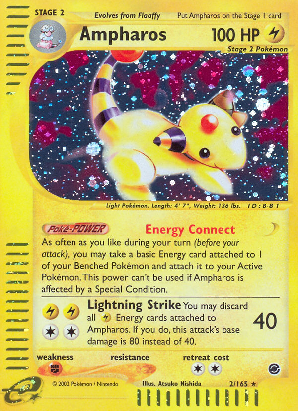 Ampharos — illustrated card