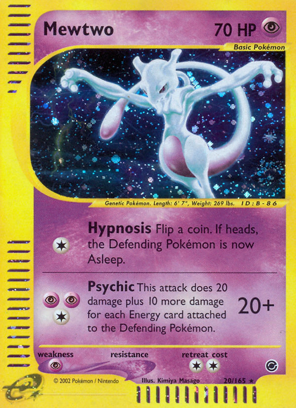 Mewtwo — illustrated card