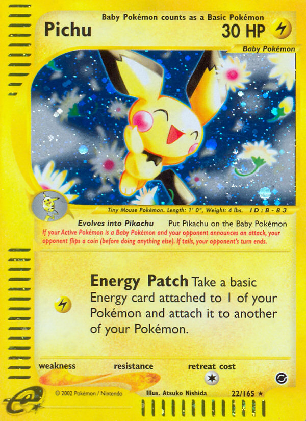 Pichu — illustrated card
