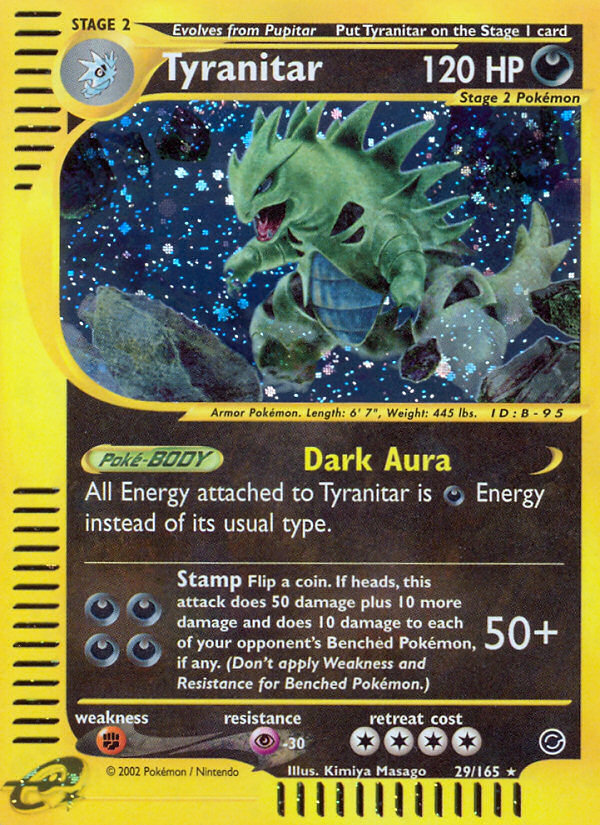 Tyranitar — illustrated card